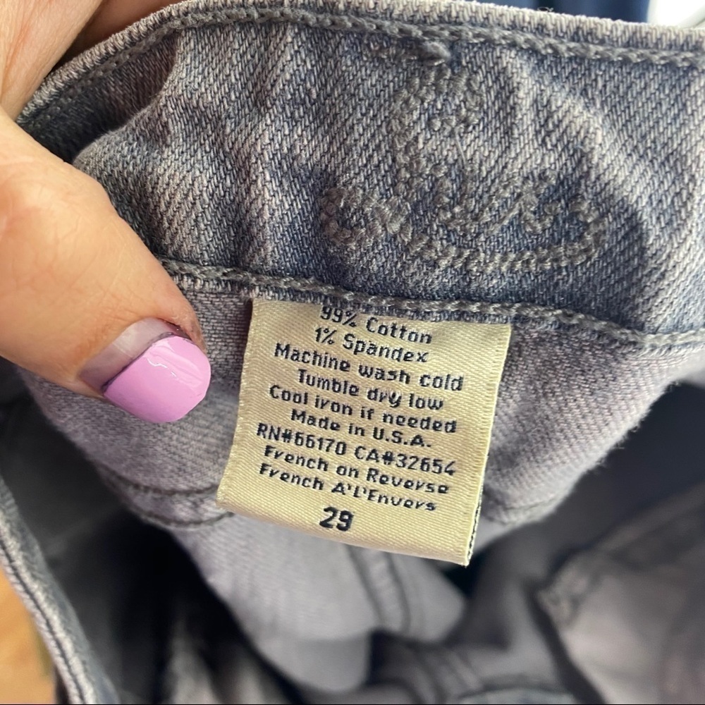 Lux Light Gray Skinny Jeans - Picture 5 of 7